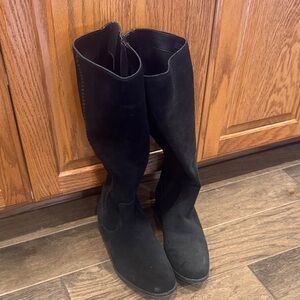 FRYE AND CO. Black Over the Knee‎ Boots